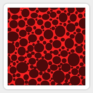 red bubbles Sticker